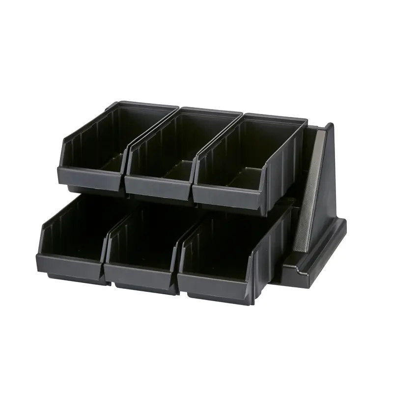 Cambro Versa Organizer Rack With 6 Stackable Bins 1