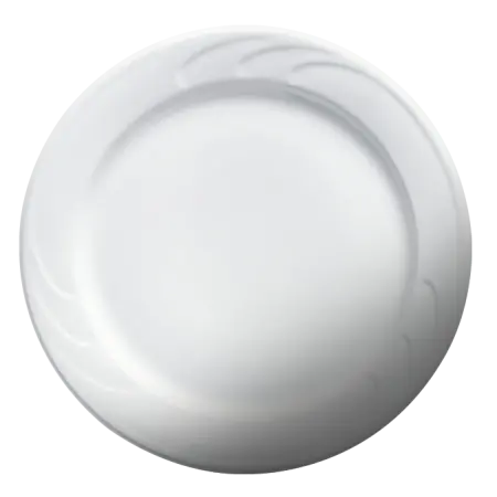 Cameo Bostonian Rim Plate – 8.375-Inch Diameter, 36-Count Pack 1