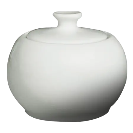 Cameo Dynasty 10 Oz Sugar Pot – Lidded Ceramic Sweetener Container (48-Pack) 1
