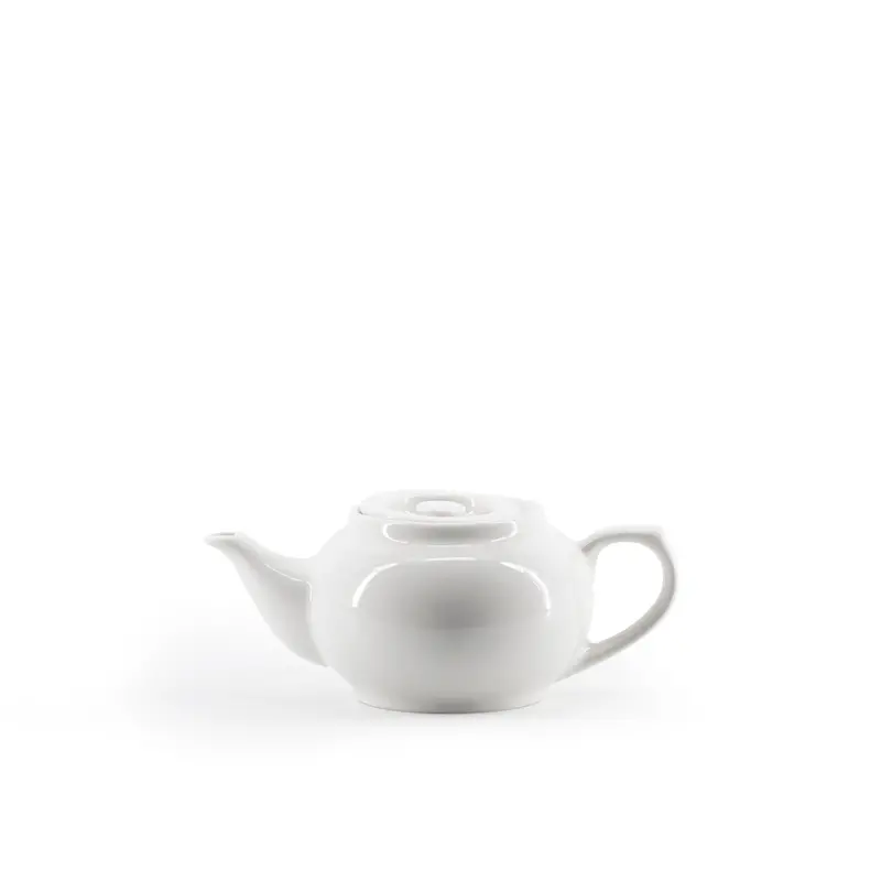 Cameo Imperial White 14-Ounce Teapot With Lid (24-Pack) 1