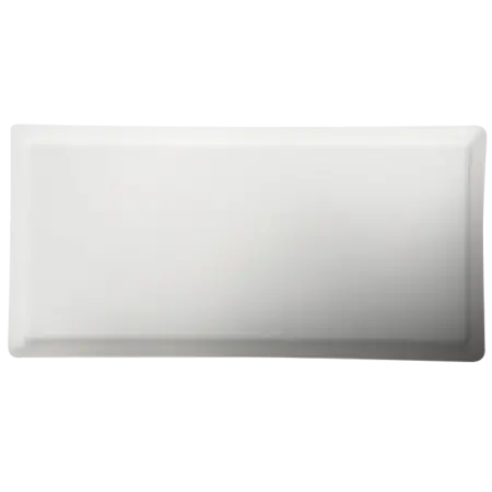 Cameo Narrow-Rim Flat Rectangle Plate – Sleek Contemporary Design (24-Pack) 1