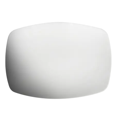 Cameo Square Coupe Rectangle Tray – 12", 18-Count 1