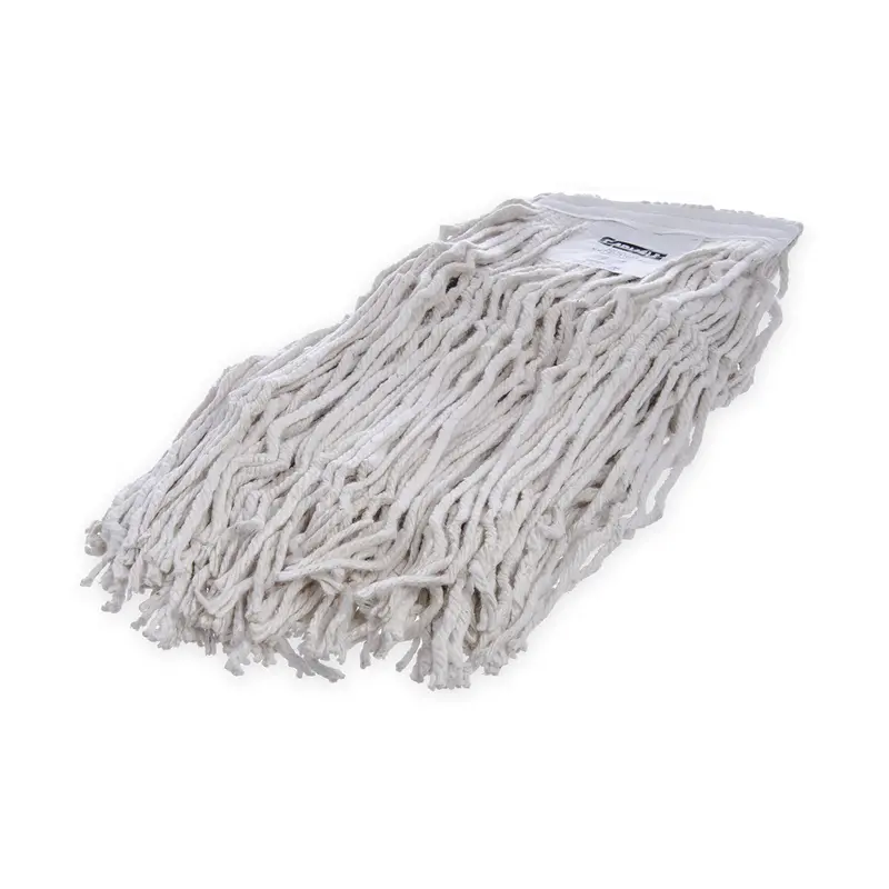 Carlisle Flo-Pac Cotton Mop Head – #24 Natural Fiber, Large Cut-End Design 1