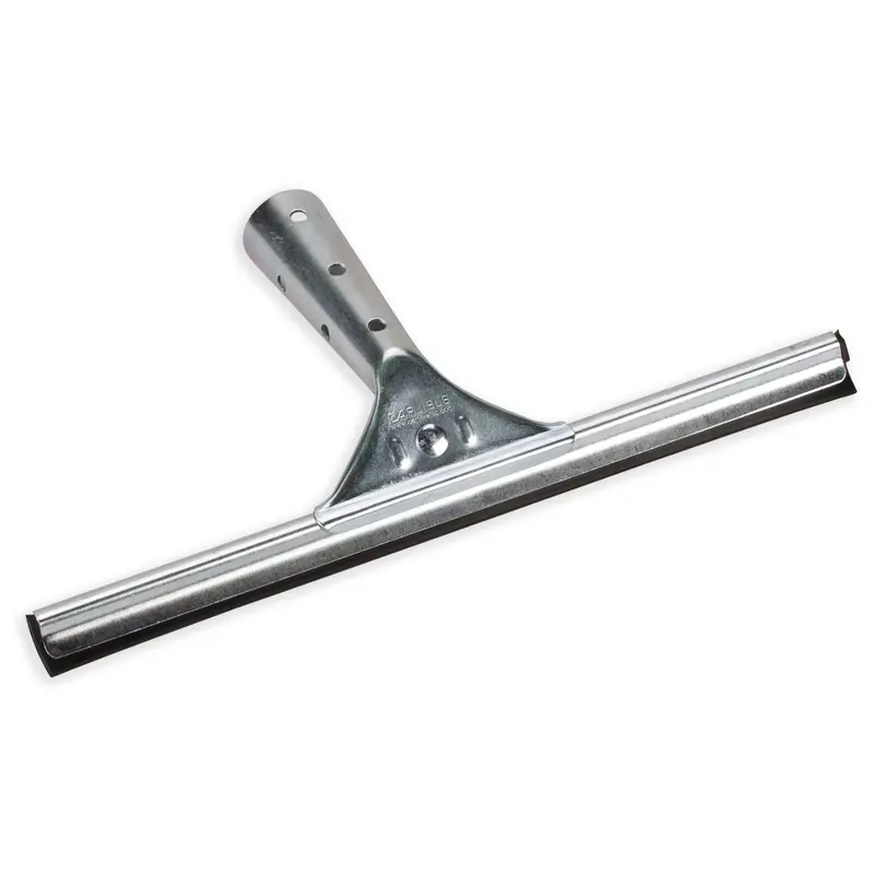 Carlisle Flo-Pac Professional Zinc-Plated Window Squeegee With Rubber Blade 1