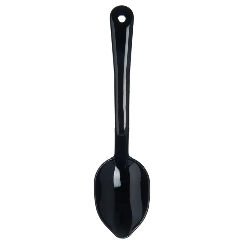 Carlisle Solid Black Serving Spoon – Heavy-Duty Polypropylene 1