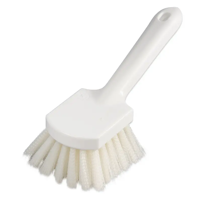 Carlisle Sparta 8-Inch Bent-Handle Utility Scrub Brush – Stiff Polyester Bristles 1
