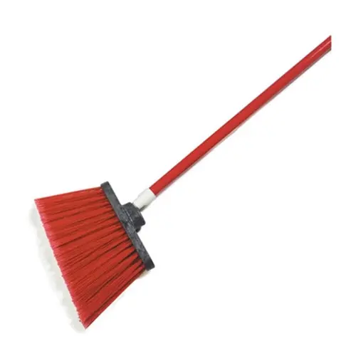 Carlisle Sparta Duo-Sweep Angle Broom – 56" Red Frame 1