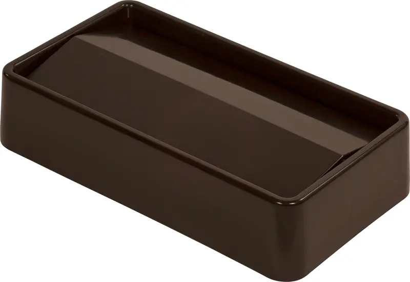 Carlisle Trimline Swing-Top Waste Container – 15 & 23 Gallon Rectangular Trash Can Lid 1