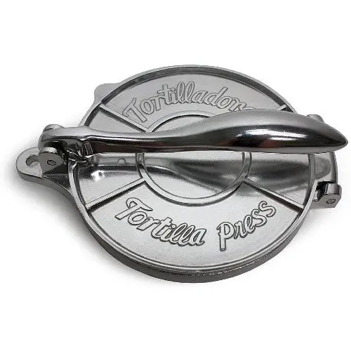 Cast Aluminum Tortilla Press – 6.5" Manual Flatbread Maker 1