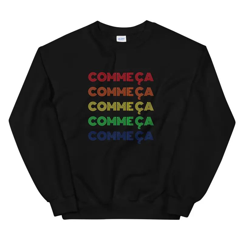 Casual 'Comme Ça' Sweater – Black 1
