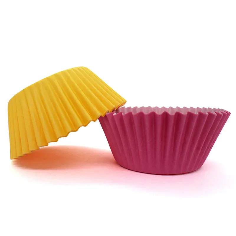 Celebakes Pink And Yellow Chevron Standard Cupcake Liners – 50-Pack 1