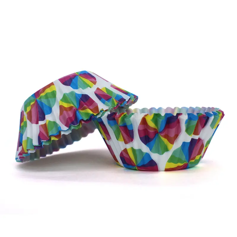 Celebakes Rainbow Party-Themed Standard Cupcake Liners – 50 Count 1