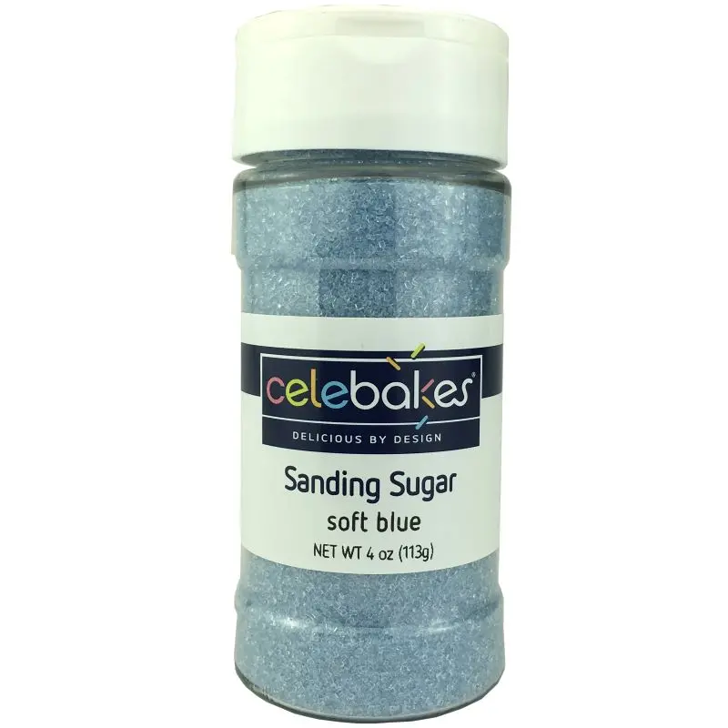 Celebakes Soft Blue Sanding Sugar – 4 Oz (Sku 7500-785059) 1