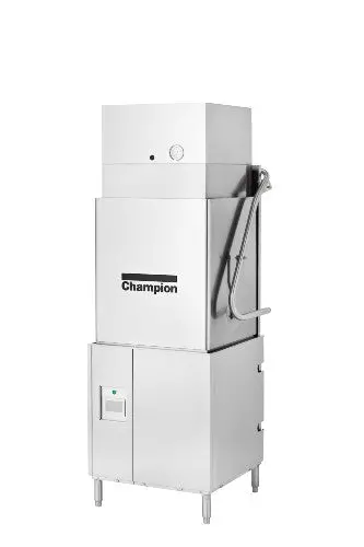 Champion Dh-6000T-Vhr Genesis Ventless Door-Type Dishwasher With High Hood, Booster Heater, And Heat Sanitizing 1