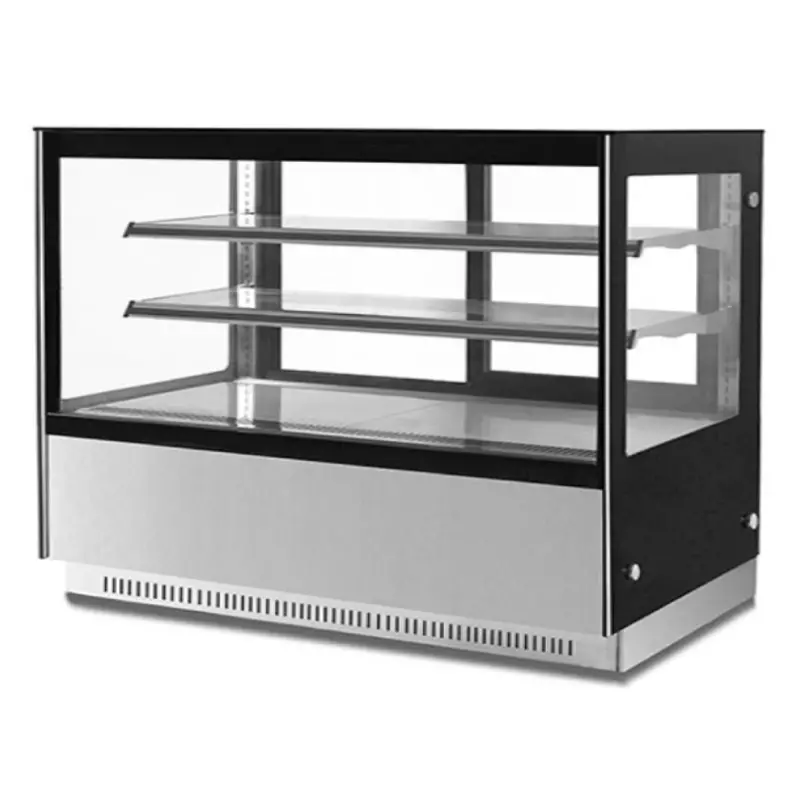 Chef Aaa Crq-1500 60-Inch Commercial Bakery Showcase Display Case – 5-Foot Curved Glass 1