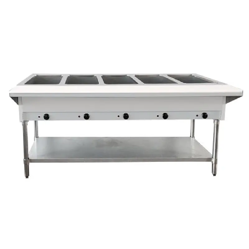 Chef Aaa Fw-Cn-0005-Fh 72-Inch 5-Pan Electric Steam Table With Heated Wells 1