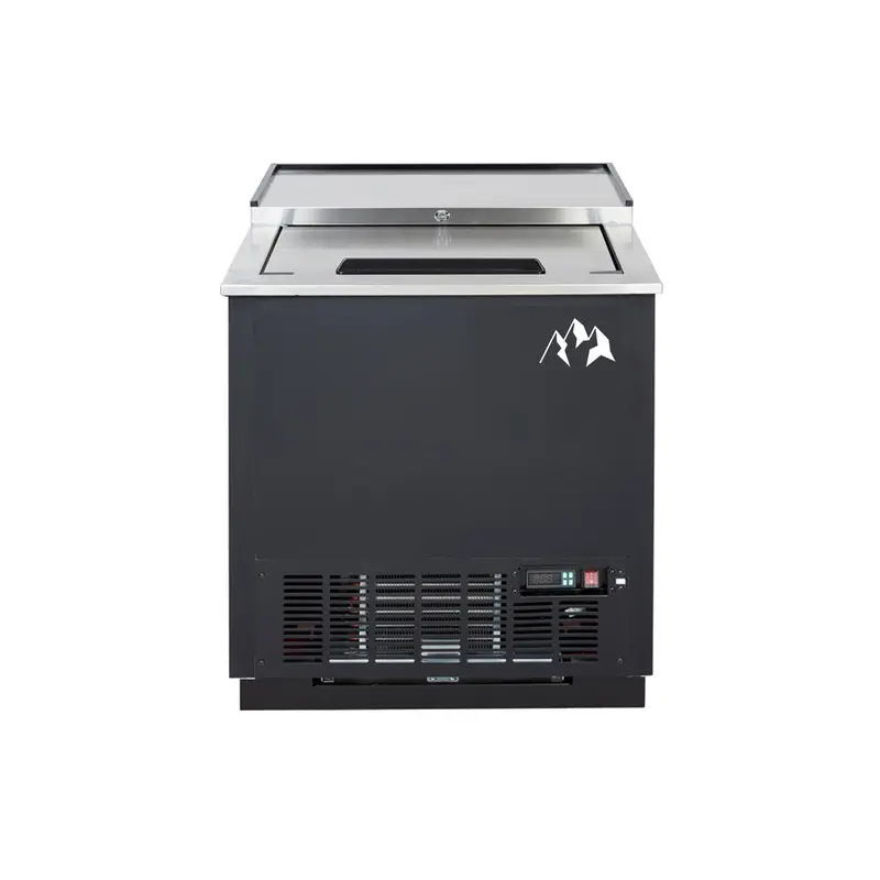 Chef Aaa Gf25-Hc 26-Inch Black Glass Froster And Plate Chiller Unit 1