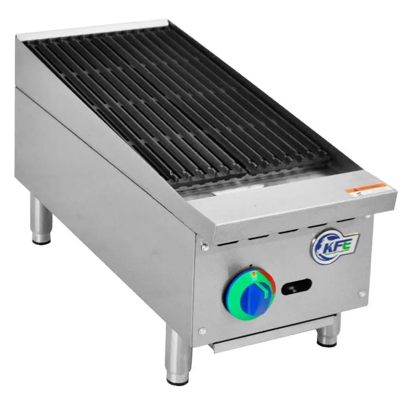 Chef Aaa Kf-Cb12-M 12-Inch Countertop Radiant Charbroiler – Compact Commercial Gas 1