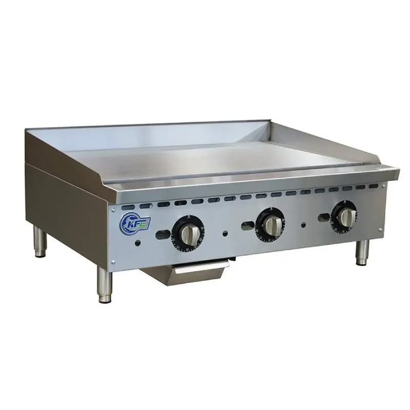 Chef Aaa Kf-G36-T-P 36-Inch Pilot-Light Thermostat Gas Griddle 1