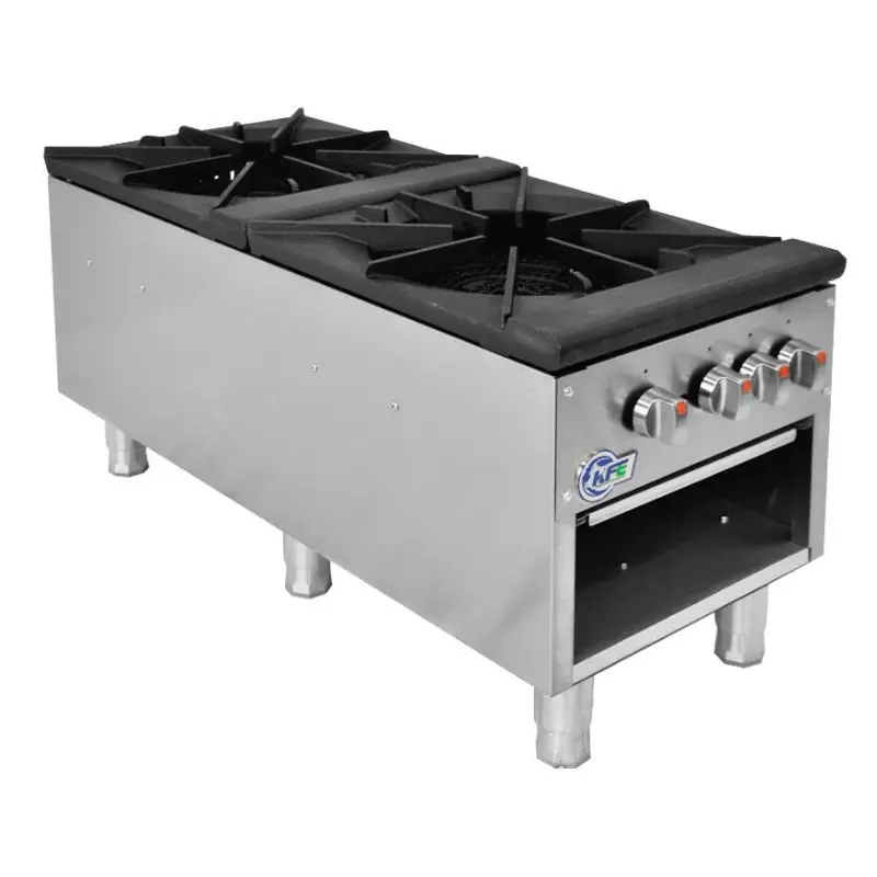 Chef Aaa Kf-Sp-2 Dual-Stock-Pot Commercial Gas Range (Natural Gas) 1