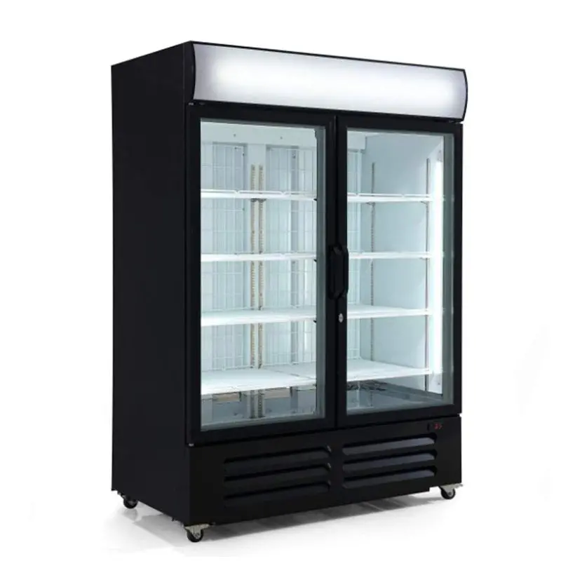 Chef Aaa Kpf-49Bg Dual-Glass Merchandiser Freezer – 54", 43 Cu. Ft., Clear Frozen Product Visibility 1