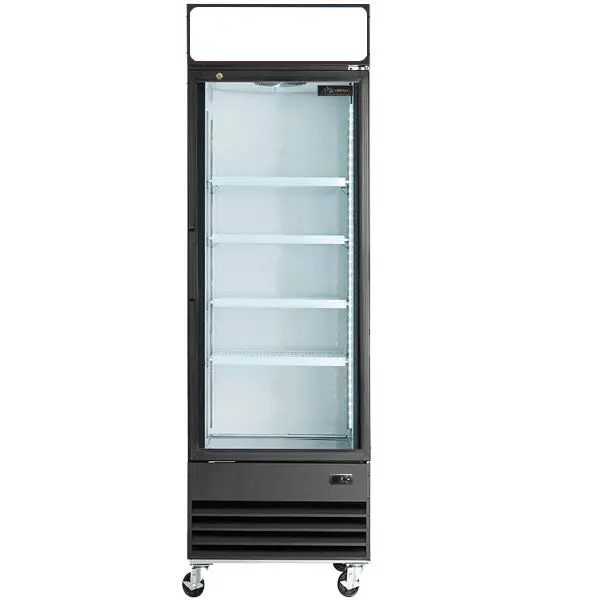 Chef Aaa Lgs-260W Single-Glass-Door Upright Merchandiser Refrigerator – 260L Capacity 1