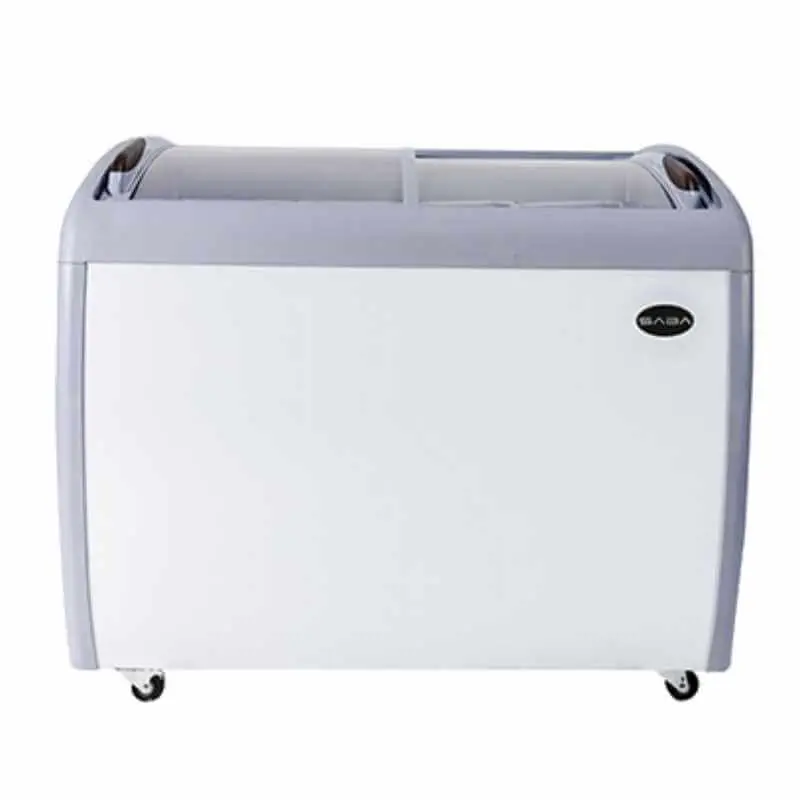 Chef Aaa Scf-39 Commercial Glass-Door Frozen Dessert & Ice Cream Chest Freezer 1