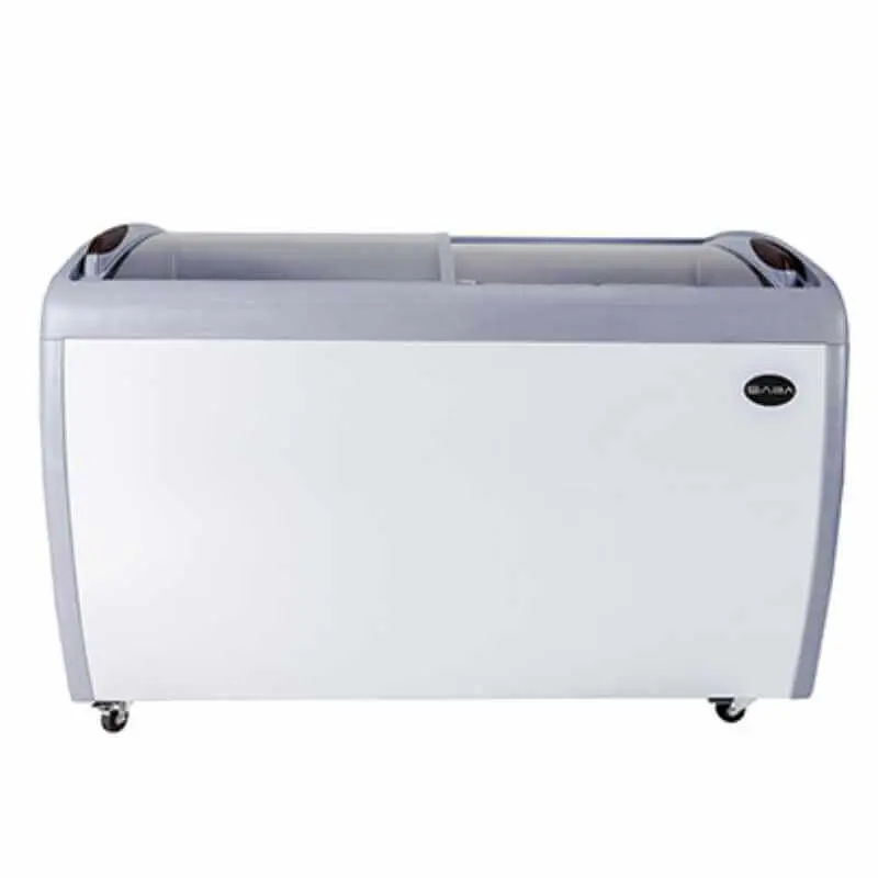 Chef Aaa Scf-49 Commercial Glass-Door Frozen Food & Ice Cream Chest Freezer 1