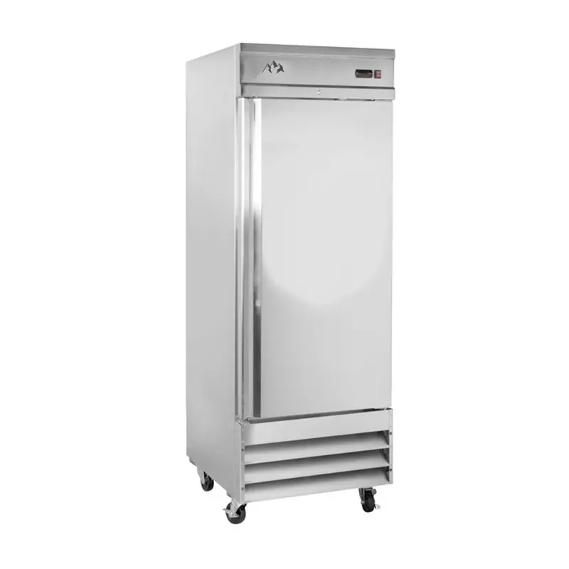 Chef Aaa Ss-1F-Hc 29-Inch Commercial Reach-In Freezer – Single Solid Door, Stainless Steel – 23 Cu. Ft. 1