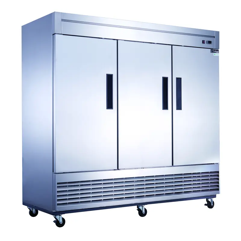 Chef Aaa T83Rf 83-Inch Triple-Solid-Door Dual-Zone Reach-In Refrigerator/Freezer 1