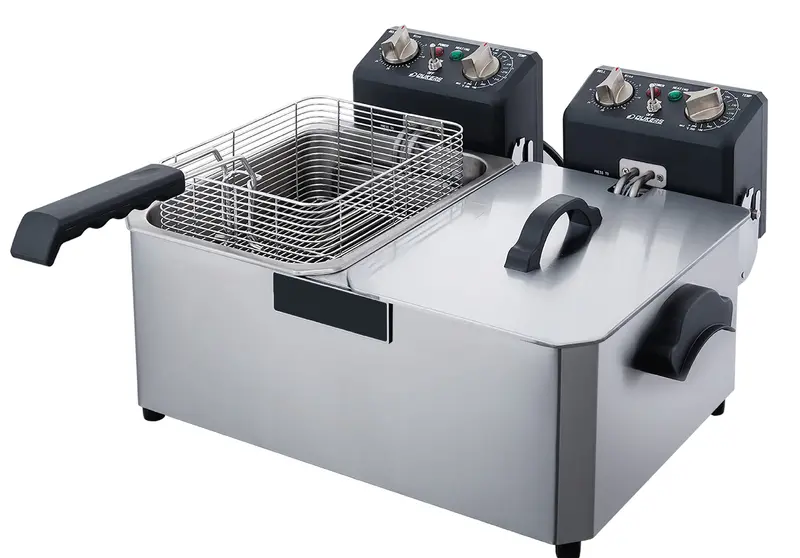 Chef Aaa Tcf7Ed 14-Pound Dual-Basket Countertop Fryer 1