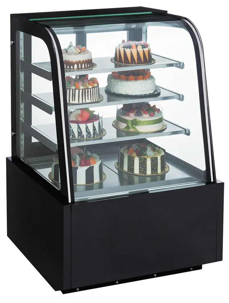 Chef Aaa Tdm72R-Cb 72-Inch Curved-Glass Refrigerated Bakery Display Case 1