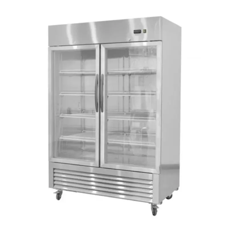 Chef Aaa Tf-49Bg Dual-Glass Reach-In Freezer – 55", 40.7 Cu. Ft., Energy-Efficient Cooling 1