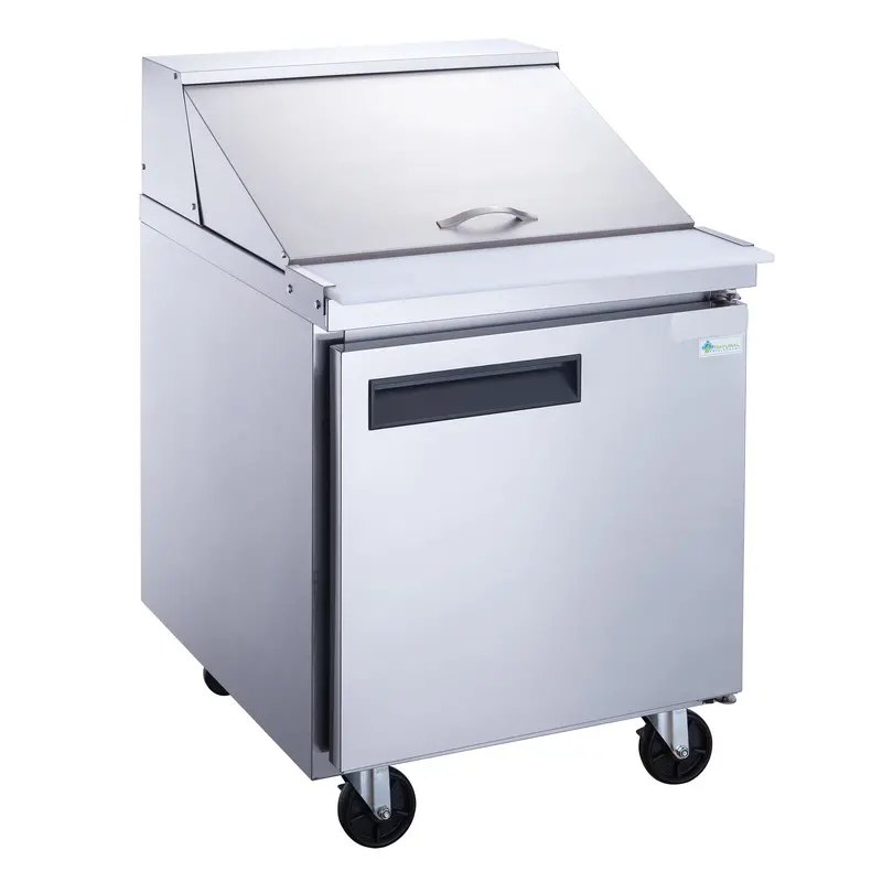 Chef Aaa Tsp29M 29-Inch Mega-Top Food Prep Refrigerator — 12-Pan Salad/Sandwich Station (6.5 Cu. Ft., Nsf) 1