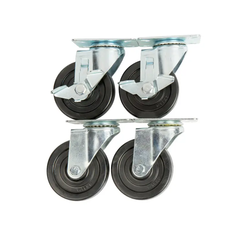 Chef Aaa Uc-4Cstrw Undercounter Refrigerator Caster Wheel Kit With Locking Brakes & Mounting Hardware 1