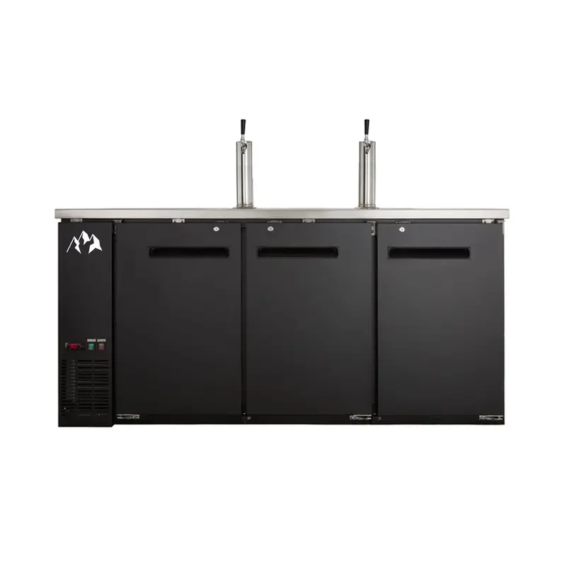 Chef Aaa Udd-72-Hc Commercial 72-Inch Single-Tap Kegerator – Holds 3 Half-Barrels, 19.6 Cu. Ft. 1