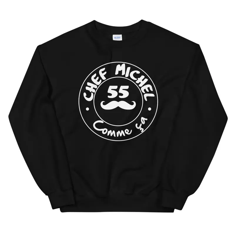 Chef Michel Black Textured Sweater 1