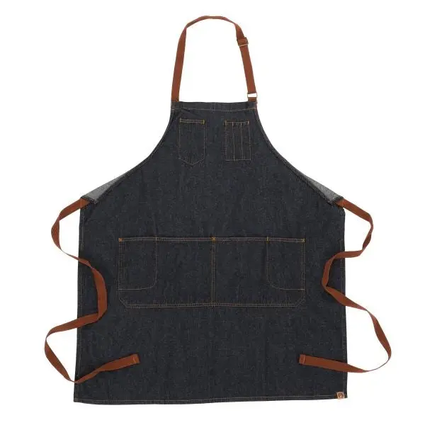 Chef Works Memphis Bib Apron – Indigo Blue, 34" X 30" (Ab035Ibl) 1