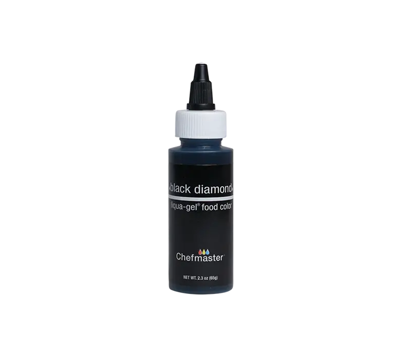 Chefmaster Black Diamond Liqua-Gel Food Coloring – 2.3 Oz Bottle (#5000) 1