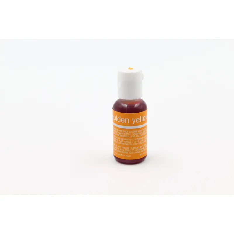 Chefmaster Golden Yellow Liqua-Gel Food Coloring – 0.70-Ounce Bottle (Sku 5141) 1