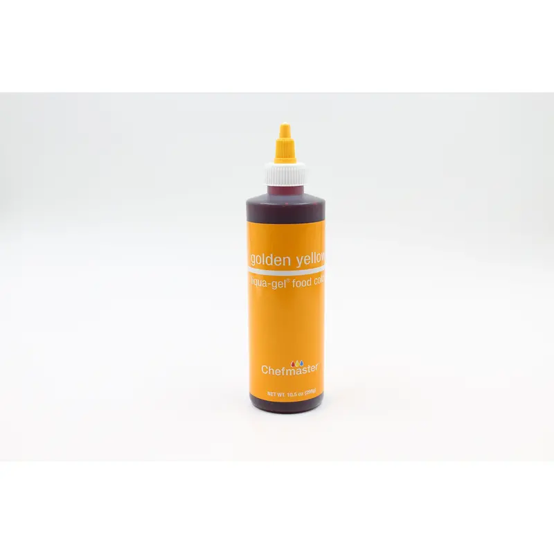 Chefmaster Golden Yellow Liqua-Gel Food Coloring – 10.5-Ounce Bottle (Sku 5430) 1