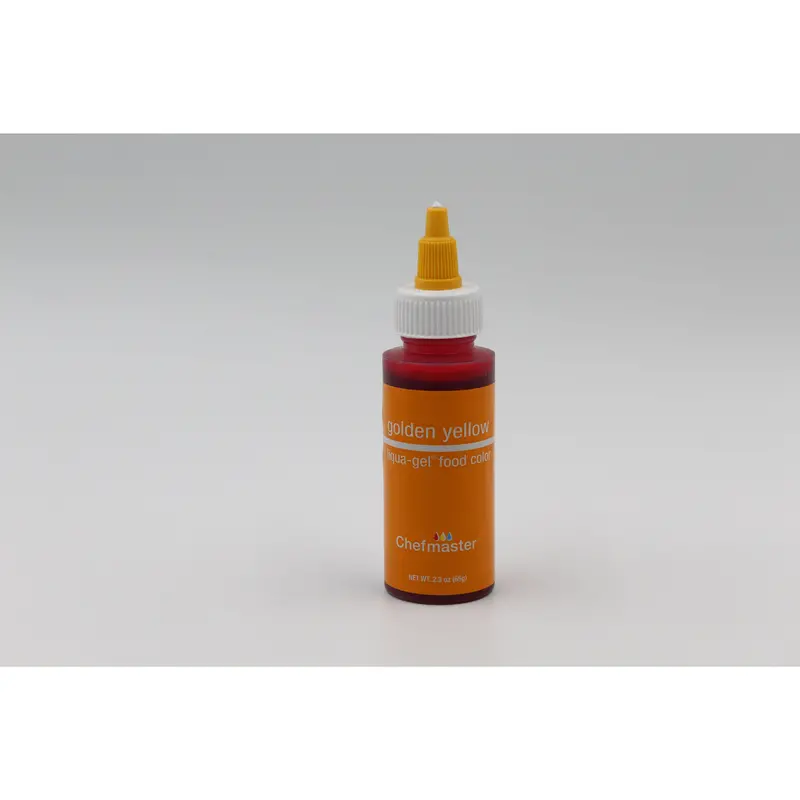 Chefmaster Golden Yellow Liqua-Gel Food Coloring (2.3 Oz, #5026) 1