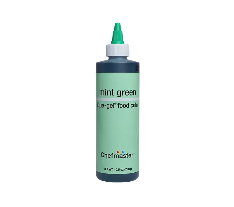 Chefmaster Mint Green Liqua-Gel Food Coloring – 10.5 Oz Bottle (#5402) 1