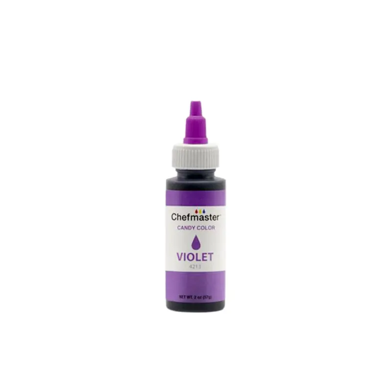 Chefmaster Violet Candy Color Liquid Dye – 2-Ounce Bottle (Color #4213) 1