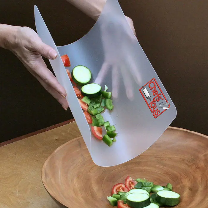 Chefs' Toys Flexible Cutting Mat – 12" X 9", Non-Slip Food Prep Surface 1