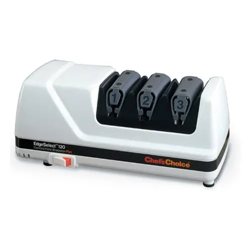 Chef'Schoice Model 120 3-Stage Electric Knife Sharpener – 20-Degree Edge, 120V 1
