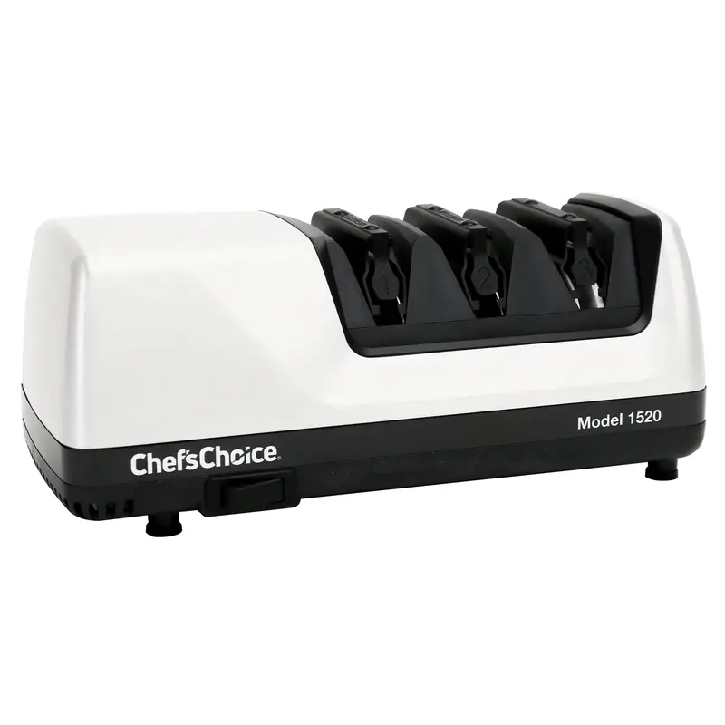 Chef'Schoice Model 1520 Angleselect 3-Stage Electric Knife Sharpener – 15° & 20° Edges, 120V 1