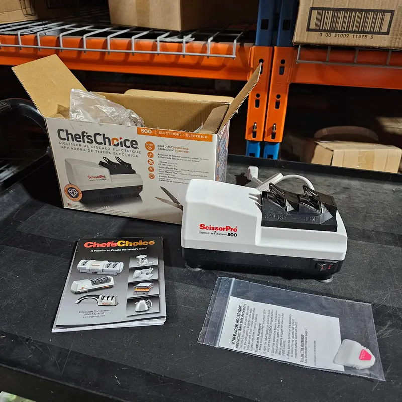Chef'Schoice Scissorpro Electric Scissors Sharpener – Model 500, 120V – Demo Unit Clearance 1