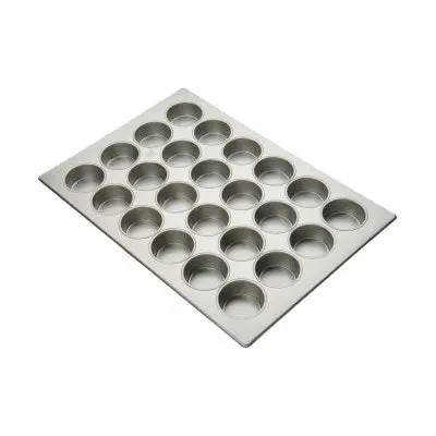 Chicago Metallic Heavy-Duty Muffin Pan – 7 Oz Capacity, 24-Cup Sheet 1