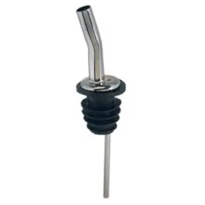 Chrome Jet Pourer – Spill-Stop 220 Series With Poly-Kork Stopper (12-Pack) 1